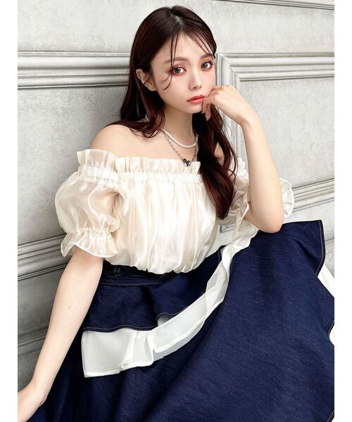 RESEXXY（リゼクシー）の「ポイントハート2連ネックレス（ネックレス・レディース・ゴールド/シルバー・FREE）」の8枚目の写真