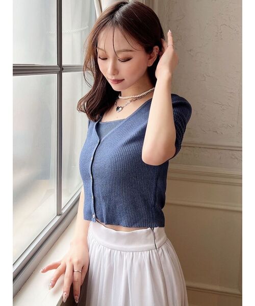 RESEXXY（リゼクシー）の「ポイントハート2連ネックレス（ネックレス・レディース・ゴールド/シルバー・FREE）」の13枚目の写真