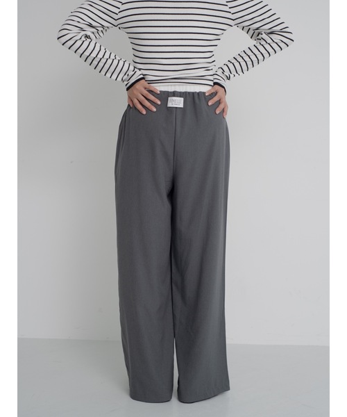 JUMELLE(ジュメロ)の「easy pants【低身長~高身長】(スラックス・レディース・グレー・FREE)」の9枚目の写真