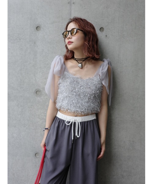 JUMELLE(ジュメロ)の「easy pants【低身長~高身長】(スラックス・レディース・グレー・FREE)」の16枚目の写真