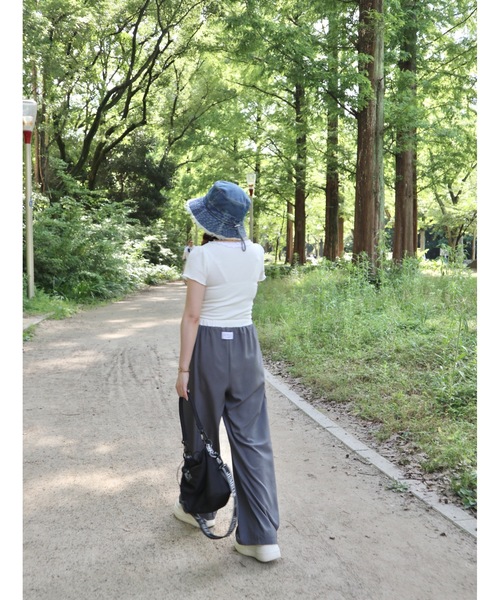 JUMELLE(ジュメロ)の「easy pants【低身長~高身長】(スラックス・レディース・グレー・FREE)」の5枚目の写真