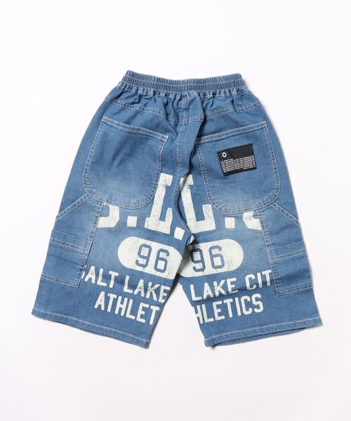 OFFICIAL TEAM（オフィシャルチーム）の「クールタッチハーフカーゴパンツ（カーゴパンツ・キッズ・ネイビー/ブルー・130/140/150）」の3枚目の写真