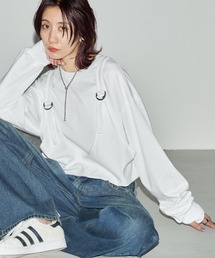 フィンガーホールサスペンダーレイヤードロンTEE