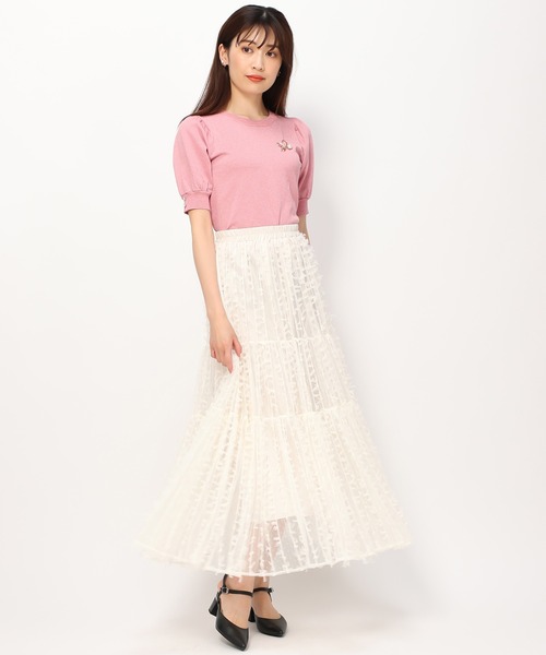 MISCH MASCH(ミッシュマッシュ)の「リボンチュールスカート/MM437204(スカート・レディース・ブラック/アイボリー・フリ-)」の17枚目の写真