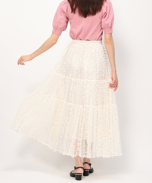 MISCH MASCH(ミッシュマッシュ)の「リボンチュールスカート/MM437204(スカート・レディース・ブラック/アイボリー・フリ-)」の19枚目の写真
