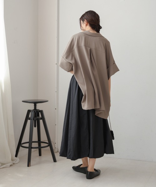 Bab(バブ)の「バルーンスカート(スカート・レディース・ベージュ/ブラック/オフホワイト/グレー・M)」の20枚目の写真
