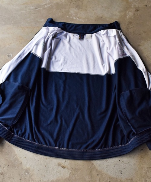 VINTAGE（ヴィンテージ）の「【ヴィンテージ古着】LOTTO ジャージ トラックジャケット（ジャージ・メンズ・ネイビー・X-LARGE）」の2枚目の写真