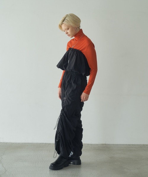 Happy John(ハッピージョン)の「multiway balloon bustier/マルチウェイバルーンビスチェ(ベスト・レディース・シルバー/ブラック・FREE)」の10枚目の写真