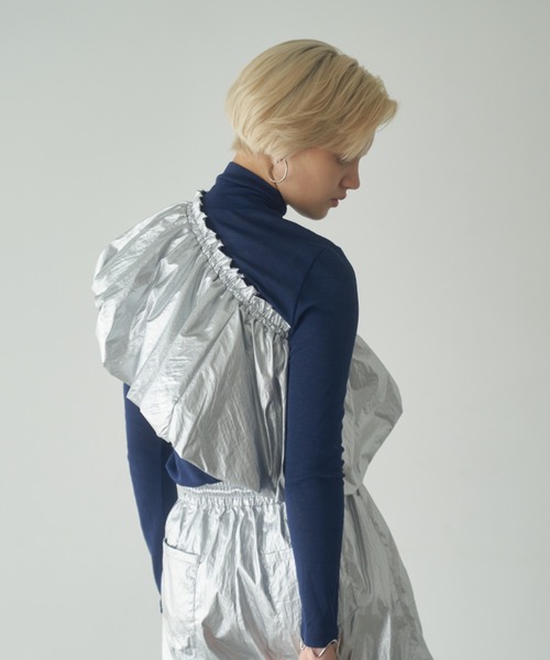 Happy John(ハッピージョン)の「multiway balloon bustier/マルチウェイバルーンビスチェ(ベスト・レディース・シルバー/ブラック・FREE)」の18枚目の写真