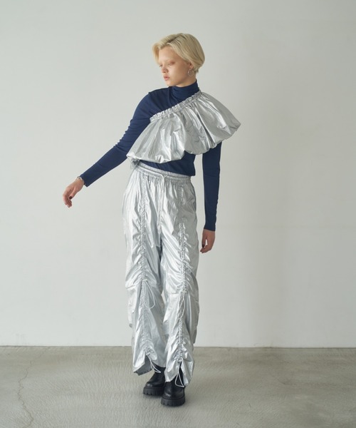 Happy John(ハッピージョン)の「multiway balloon bustier/マルチウェイバルーンビスチェ(ベスト・レディース・シルバー/ブラック・FREE)」の20枚目の写真