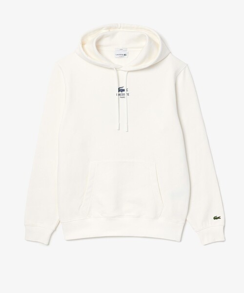 LACOSTE（ラコステ）の「裏パイル地 バックプリントスウェットパーカー（パーカー・メンズ・オフホワイト/ワイン/ダークネイビー/ライトブルー/ブラック/オリーブ・L/M/S/XS/XL）」の15枚目の写真