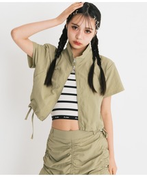 【ティーンズライン】肩ジップ付ナイロンブルゾン（M、Lサイズ）