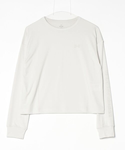 UNDER ARMOUR（アンダーアーマー）の「アンダーアーマー  UAテック ロングスリーブ Tシャツ（Tシャツ/カットソー・レディース・ホワイト/ブラック・S/M/L/XL）」の2枚目の写真