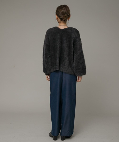 URBAN RESEARCH Sonny Label（アーバンリサーチサニーレーベル）の「『WEB限定』ナローサスペンダーサロペット（サロペット/オーバーオール・レディース・ブラック/ネイビー・FREE）」の22枚目の写真