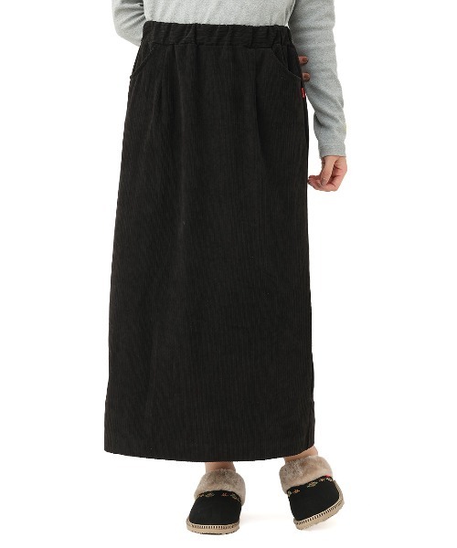 チチカカ(チチカカ)の「コーデュロイナロースカート(スカート・レディース・カーキ/ブラック/キャメル・FREE)」の9枚目の写真