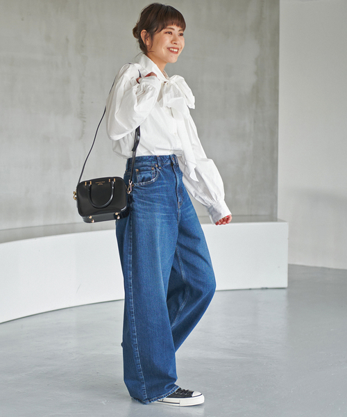 Spick & Span（スピックアンドスパン）の「ボリュームリボンブラウス