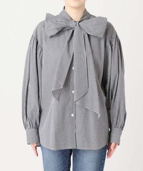 Spick & Span（スピックアンドスパン）の「ボリュームリボンブラウス