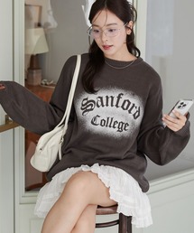 WEGO | WEGO/【24年秋冬新作】グラフィックニットBIGプルオーバー(ニット/セーター)