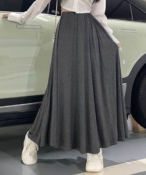 Per sist ence（パーシエンス）の「ロングドレープスカート（スカート・レディース・ダークグレー/ブラック/グレー・LARGE/MEDIUM/X-LARGE）」の5枚目の写真
