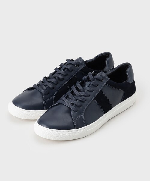 THE SHOP TK （ザ ショップ ティーケー ）の「◆レザー調シューレーススニーカー（ドレスシューズ・メンズ・ホワイト系7/ブラック系4/ブラック系その他5/ネイビー系4・65/75/55）」の8枚目の写真