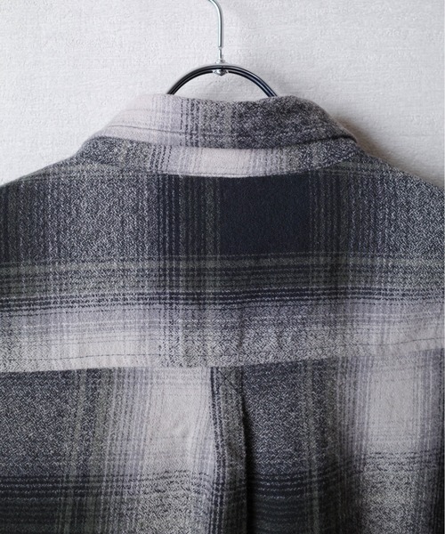 SHAKA WeAR(シャカウェア)の「【SHAKA Wear】PLAID FLANNEL OVERSHIRT / プレイド フランネル オーバーシャツ(シャツ/ブラウス・メンズ・ブルー系その他/ブラック系その他/ブラウン系その他/ネイビー系・LARGE)」の11枚目の写真
