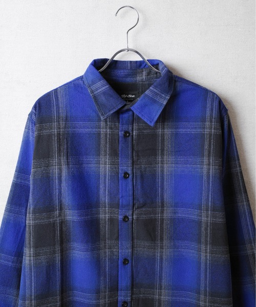 SHAKA WeAR(シャカウェア)の「【SHAKA Wear】PLAID FLANNEL OVERSHIRT / プレイド フランネル オーバーシャツ(シャツ/ブラウス・メンズ・ブルー系その他/ブラック系その他/ブラウン系その他/ネイビー系・LARGE)」の15枚目の写真