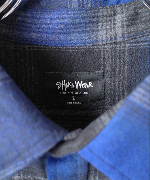 SHAKA WeAR(シャカウェア)の「【SHAKA Wear】PLAID FLANNEL OVERSHIRT / プレイド フランネル オーバーシャツ(シャツ/ブラウス・メンズ・ブルー系その他/ブラック系その他/ブラウン系その他/ネイビー系・LARGE)」の16枚目の写真