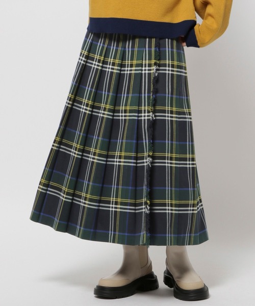 niko and...（ニコアンド）の「チェックツイルキルトスカート（スカート・レディース・ブラック/グリーン/ライトブラウン/アイボリー・MEDIUM/LARGE）」の20枚目の写真