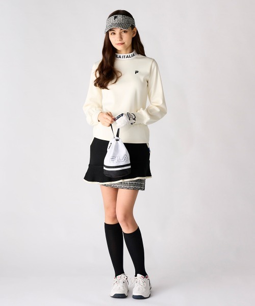 セール】【FILA GOLF/フィラゴルフ】レディース長袖モックネックシャツ