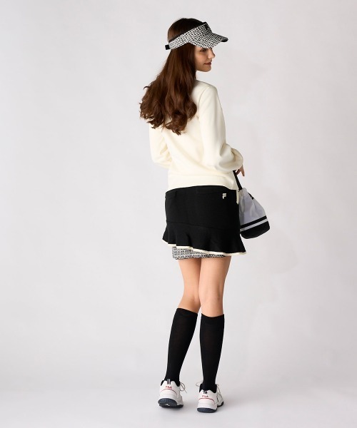 FILA GOLF(フィラゴルフ )の「【FILA GOLF/フィラゴルフ】レディース長袖モックネックシャツ ストレッチ ゴルフ(シャツ/ブラウス・レディース・ブラック/ブラウン系その他/オフホワイト/ピンク・MEDIUM/LARGE/X-LARGE/SMALL)」の17枚目の写真