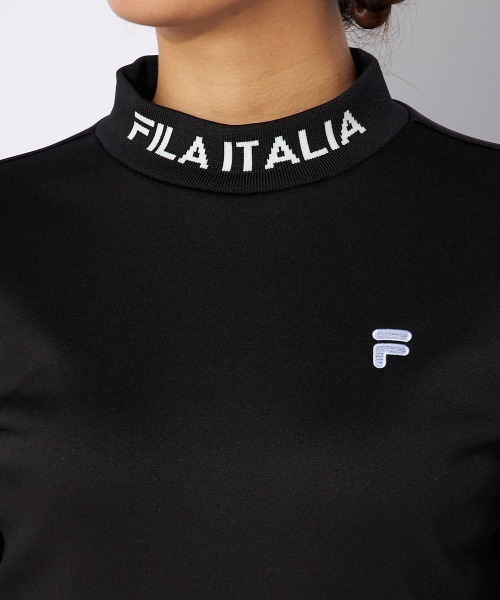 FILA GOLF(フィラゴルフ )の「【FILA GOLF/フィラゴルフ】レディース長袖モックネックシャツ ストレッチ ゴルフ(シャツ/ブラウス・レディース・ブラック/ブラウン系その他/オフホワイト/ピンク・MEDIUM/LARGE/X-LARGE/SMALL)」の21枚目の写真