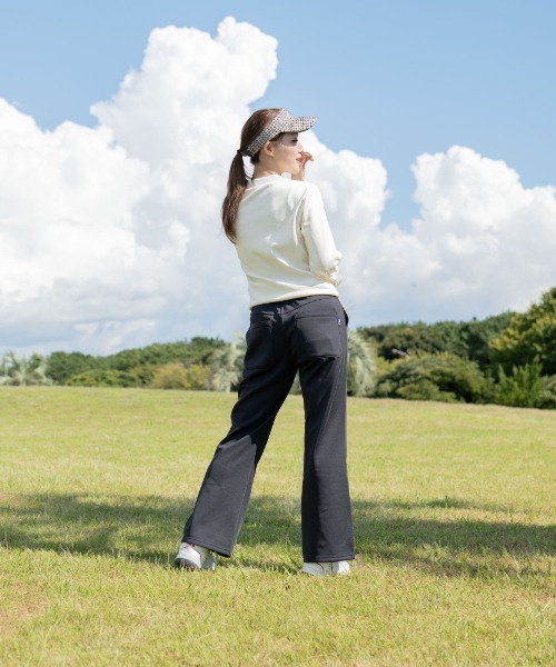 CPG GOLFレディース　長袖モックネックシャツ ゴルフ 長袖 モックネック シャツ 千鳥 チドリ インナー / 千鳥