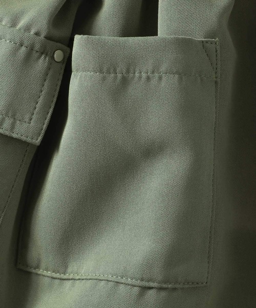 BAYFLOW（ベイフロー）の「[フラップポケット] カーゴスカート(KIDS)（スカート・キッズ・チャコール/カーキ・120cm/130cm/110cm/150cm/140cm）」の14枚目の写真