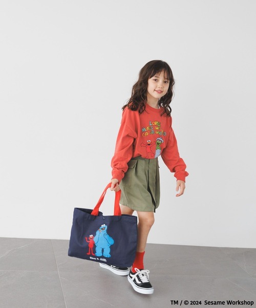 BAYFLOW（ベイフロー）の「[フラップポケット] カーゴスカート(KIDS)（スカート・キッズ・チャコール/カーキ・120cm/130cm/110cm/150cm/140cm）」の22枚目の写真