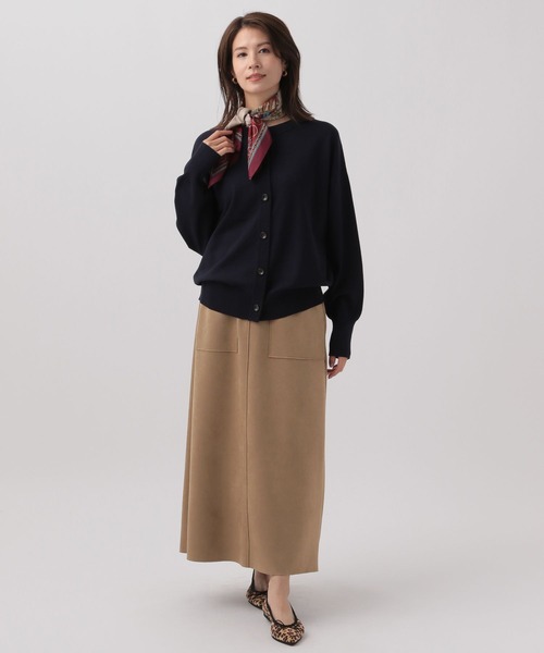 Elura(エルーラ)の「スウェードライクストレッチスカート/133667(スカート・レディース・ダークブラウン/ベージュ/グリーン系その他4・FREE)」の10枚目の写真
