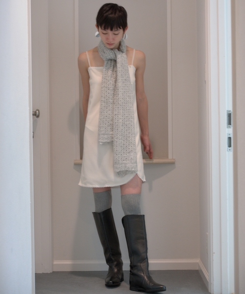 Charles Chaton(シャルルシャトン)の「butter cake slip dress(ワンピース・レディース・アイボリー・FREE)」の1枚目の写真