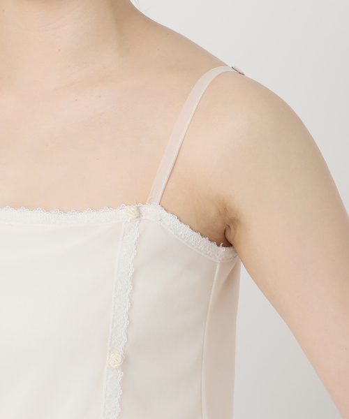 Charles Chaton(シャルルシャトン)の「butter cake slip dress(ワンピース・レディース・アイボリー・FREE)」の7枚目の写真