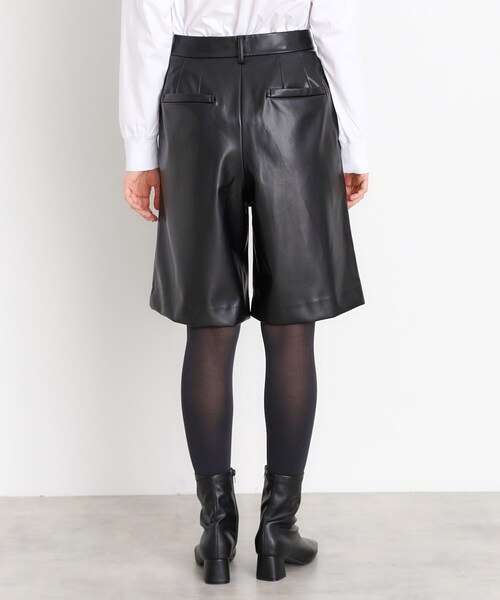 THE SHOP TK (ザ ショップ ティーケー )の「◆【@BAILA掲載】合皮ハーフパンツ(その他パンツ・レディース・ブラウン系その他/ブラック・12/13)」の18枚目の写真