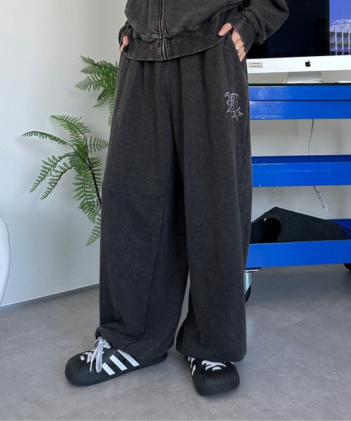 sedacle(セダクル)の「加工スウェットパンツ【SETUP着用可能】(スウェットパンツ・メンズ・ボルドー/ベージュ/チャコールグレー・LARGE/MEDIUM/SMALL)」の10枚目の写真