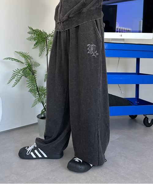 sedacle(セダクル)の「加工スウェットパンツ【SETUP着用可能】(スウェットパンツ・メンズ・ボルドー/ベージュ/チャコールグレー・LARGE/MEDIUM/SMALL)」の11枚目の写真