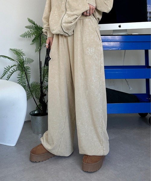 sedacle(セダクル)の「加工スウェットパンツ【SETUP着用可能】(スウェットパンツ・メンズ・ボルドー/ベージュ/チャコールグレー・LARGE/MEDIUM/SMALL)」の16枚目の写真