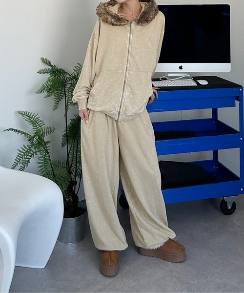 sedacle(セダクル)の「加工スウェットパンツ【SETUP着用可能】(スウェットパンツ・メンズ・ボルドー/ベージュ/チャコールグレー・LARGE/MEDIUM/SMALL)」の19枚目の写真