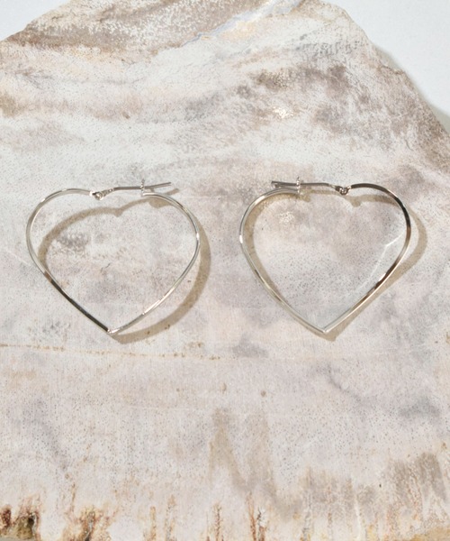 【kiehtova】HEART HOOP PIERCE/ ハート フープ ピアス（ピアス（両耳用））｜kiehtova（キエトヴァ）