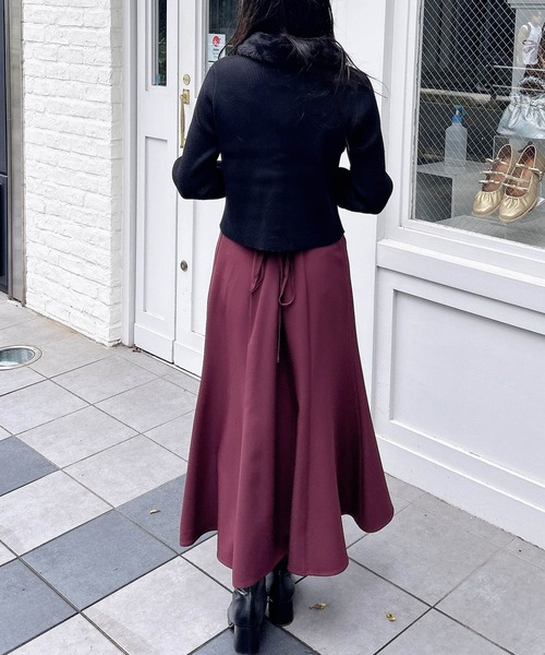 INGNI（イング）の「ファー付ニットカーディガン（カーディガン/ボレロ・レディース・グレー系その他/ブラック/アイボリー・M）」の19枚目の写真