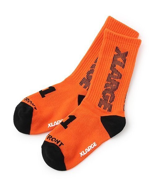 XLARGE KIDS（エクストララージキッズ）の「ナンバリングリブソックス（ソックス/靴下・キッズ・オレンジ/ホワイト/ブラック・13-15cm/19-21cm/15-17cm/17-19cm）」の3枚目の写真