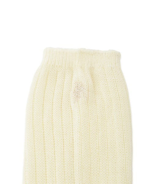 FRAY I.D（フレイアイディー）の「ニーハイルーズソックス（ソックス/靴下・レディース・グレー/アイボリー・FREE）」の4枚目の写真