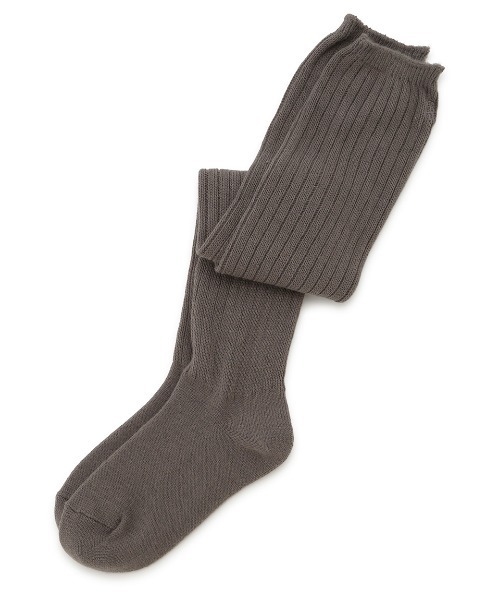 FRAY I.D（フレイアイディー）の「ニーハイルーズソックス（ソックス/靴下・レディース・グレー/アイボリー・FREE）」の7枚目の写真