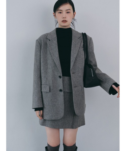 FRAY I.D（フレイアイディー）の「ニーハイルーズソックス（ソックス/靴下・レディース・グレー/アイボリー・FREE）」の8枚目の写真