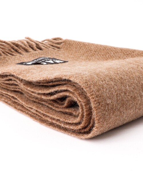 NOLLEY’S(ノーリーズ)の「【MAC.N/マックエヌ】Lambswool Scarf Plain 30(マフラー・メンズ・ワイン/ライトブルー/グレー/ネイビー/キャメル・FREE)」の7枚目の写真