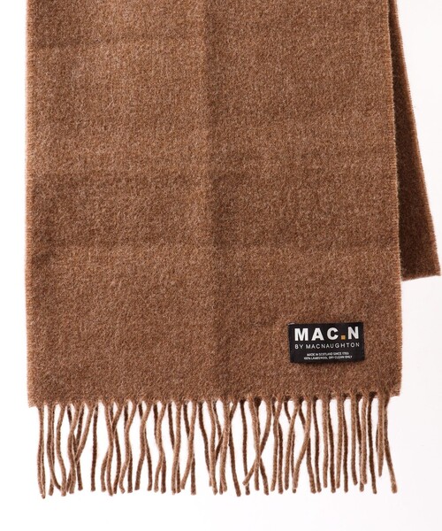 NOLLEY’S(ノーリーズ)の「【MAC.N/マックエヌ】Lambswool Scarf Plain 30(マフラー・メンズ・ワイン/ライトブルー/グレー/ネイビー/キャメル・FREE)」の8枚目の写真